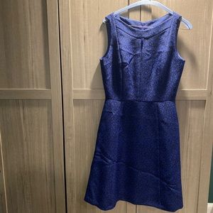 Women's Tahari Arthur S. Levine Sleeveless Dress Blue/Black Pattern Size 2
